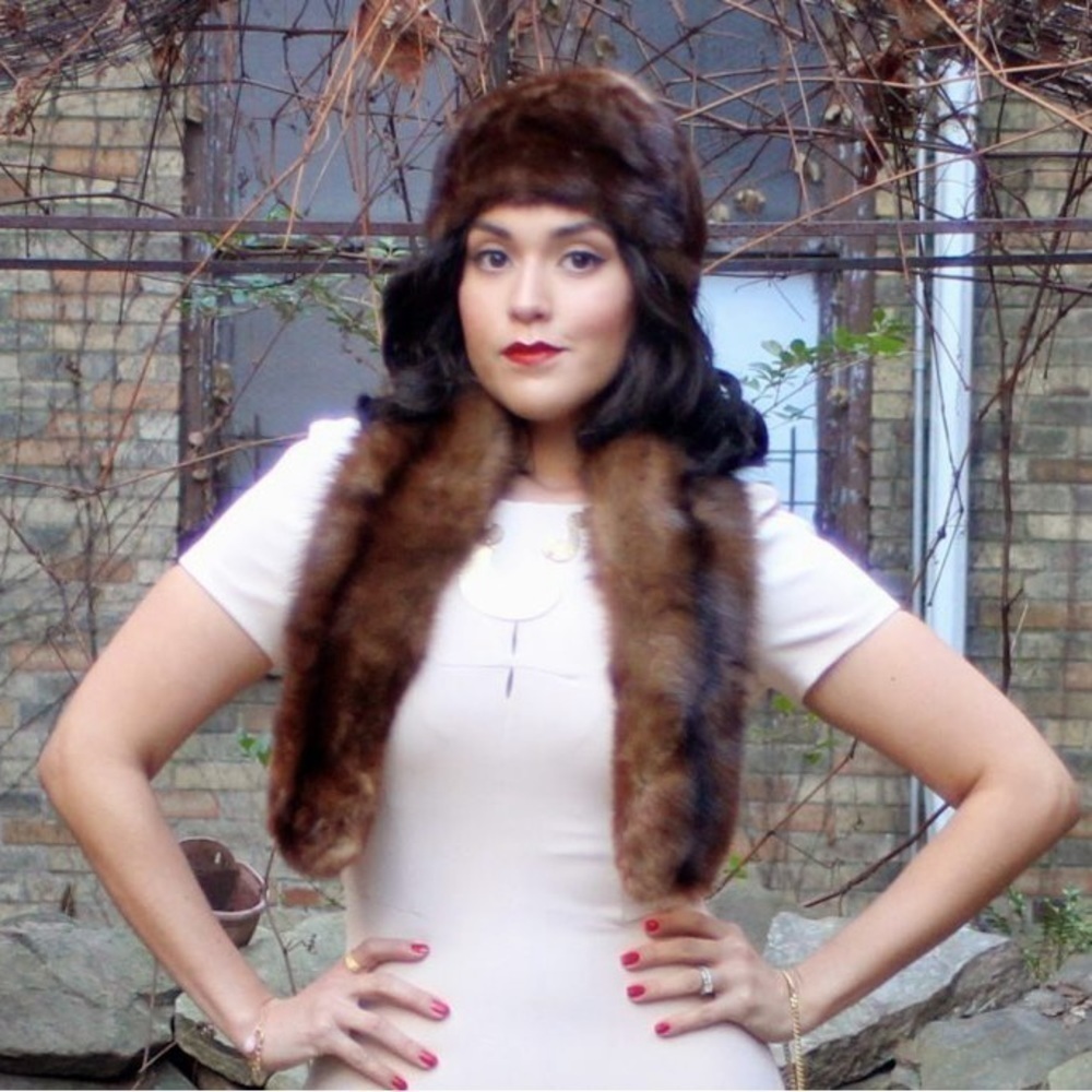 Vintage Fur Scarf